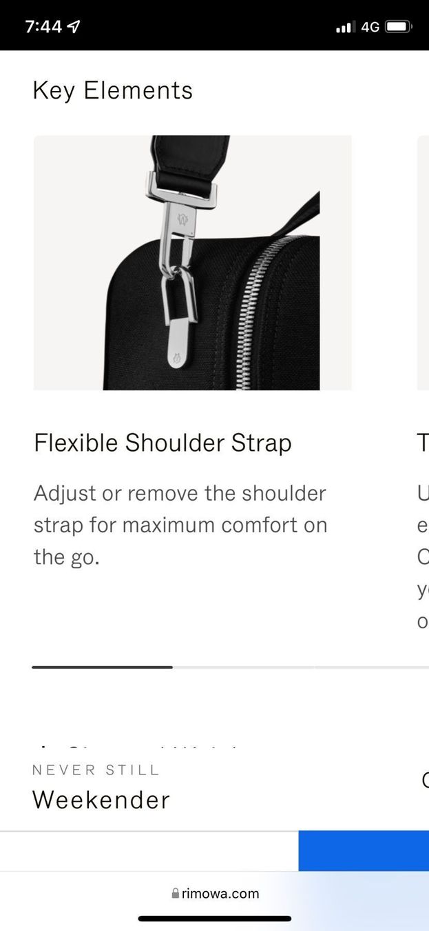 Altro in  Abbigliamento & Accessori: RIMOWA Flexible shoulder strap – Usato da Winterthur venduto da ivan12891 3
