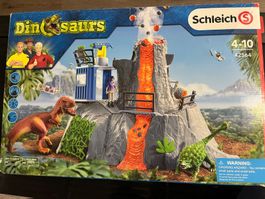 Schleich Dinosaurs Vulkan 42564 gebraucht im Set