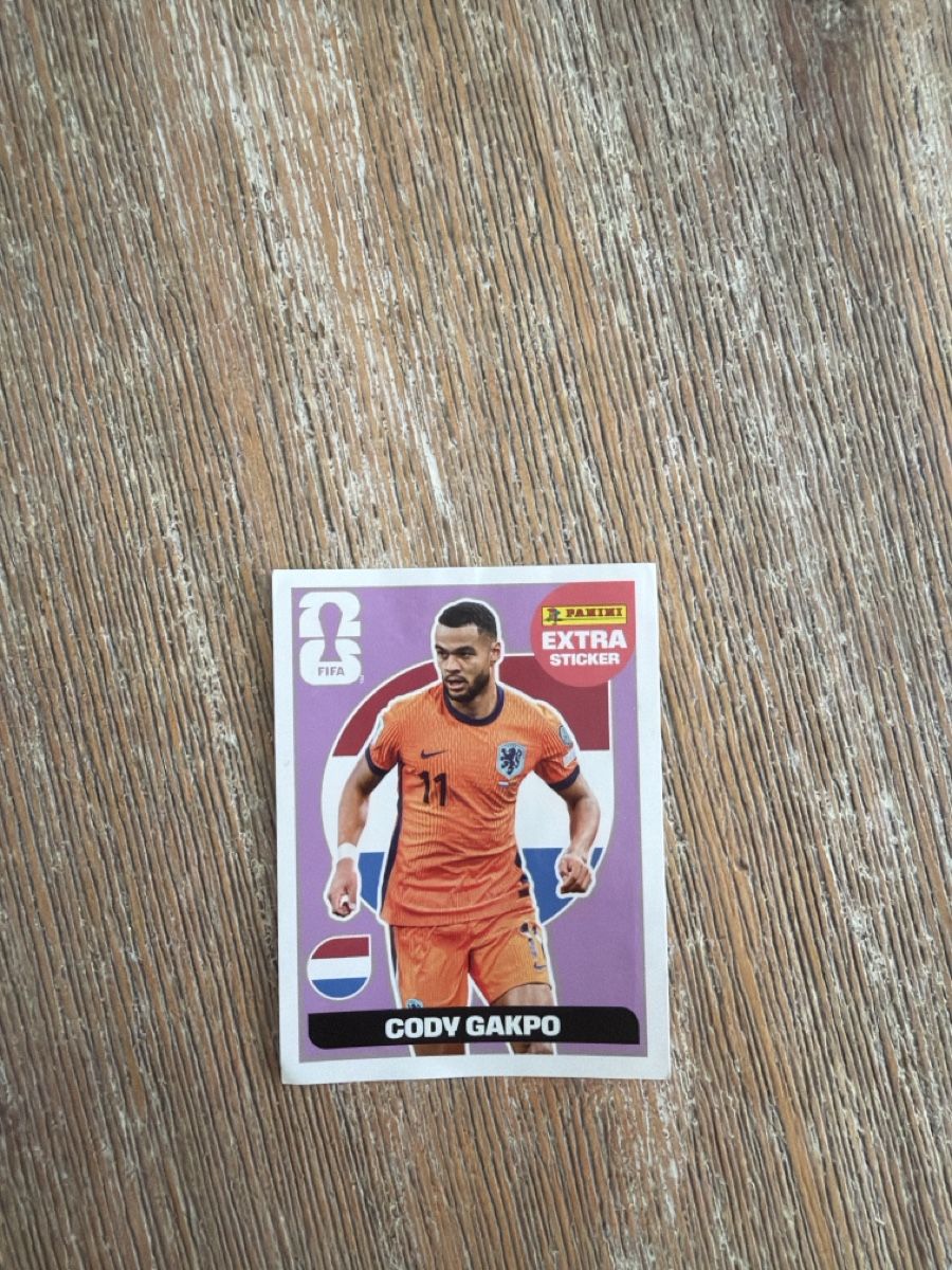 Panini Carte collezionabili: Cody Gakpo Extra Sticker WM 2026 – Nuovo (secondo la descrizione) da Aeschi b. Spiez venduto da Spatzumuus1
