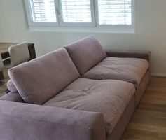 Big Sofa in Altrosa  gepflegt & gemütlich