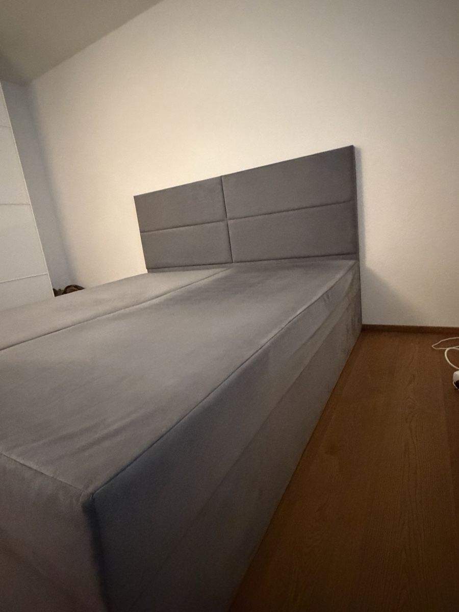 Letti: Boxspring Bett Grau 180x200 – Usato da Etziken venduto da Amsler13 2