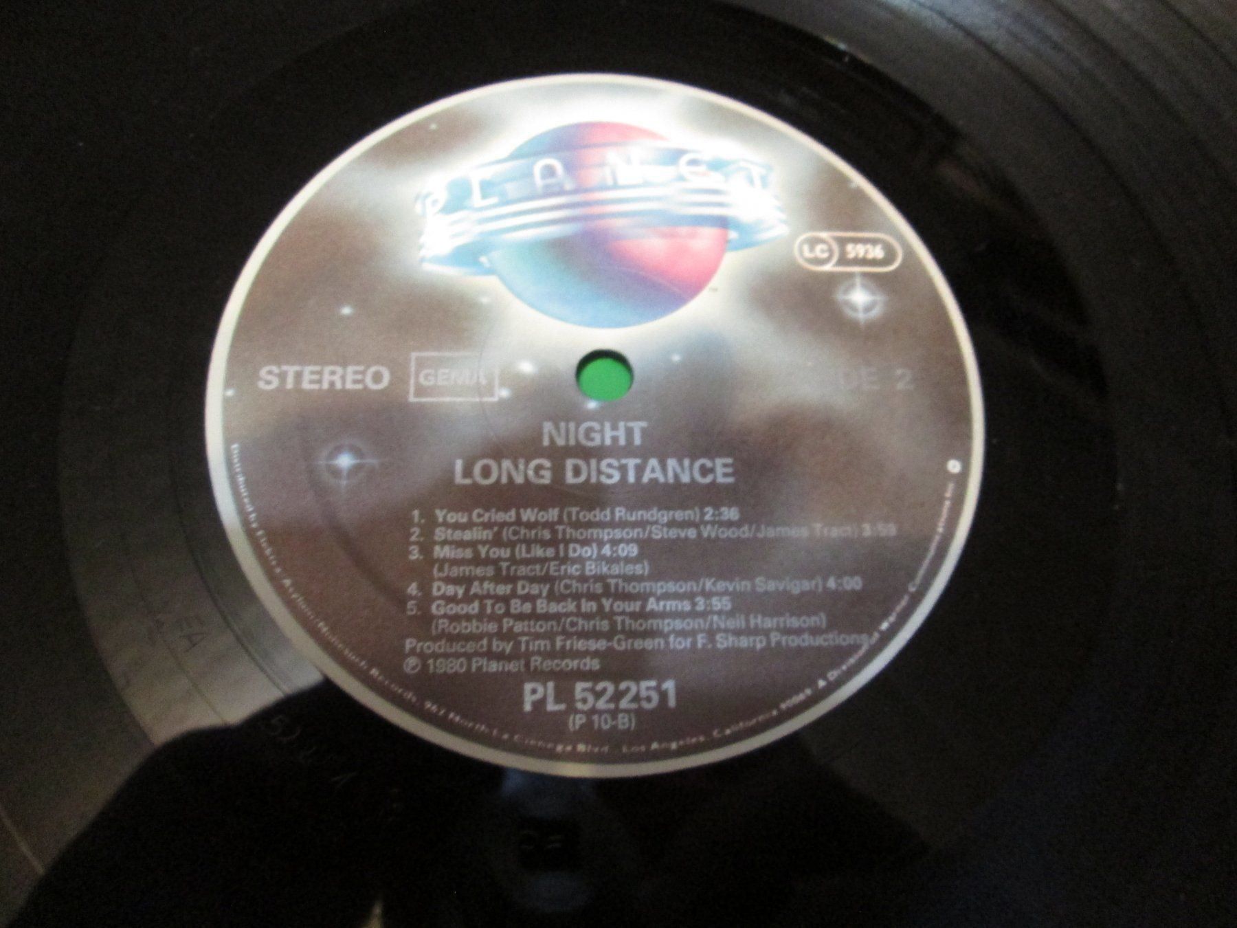 Dischi in vinile: Vinyle - Long Distance Night - Groupe Night – Usato da la Chaux-de-Fonds venduto da Lampe 2