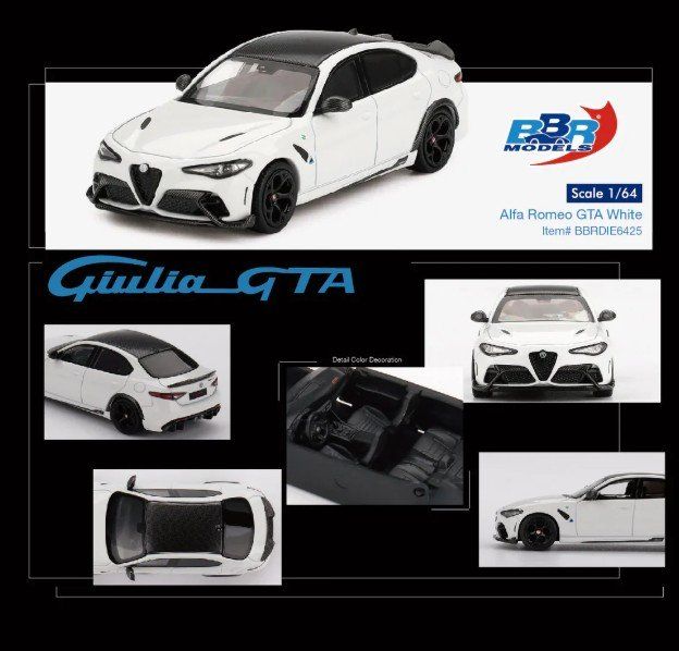 BBR Models Modellini d'auto: BBR Models Alfa Romeo Giulia GTA – Nuovo e nell'imballaggio originale da Flawil venduto da HeisseReifen 1