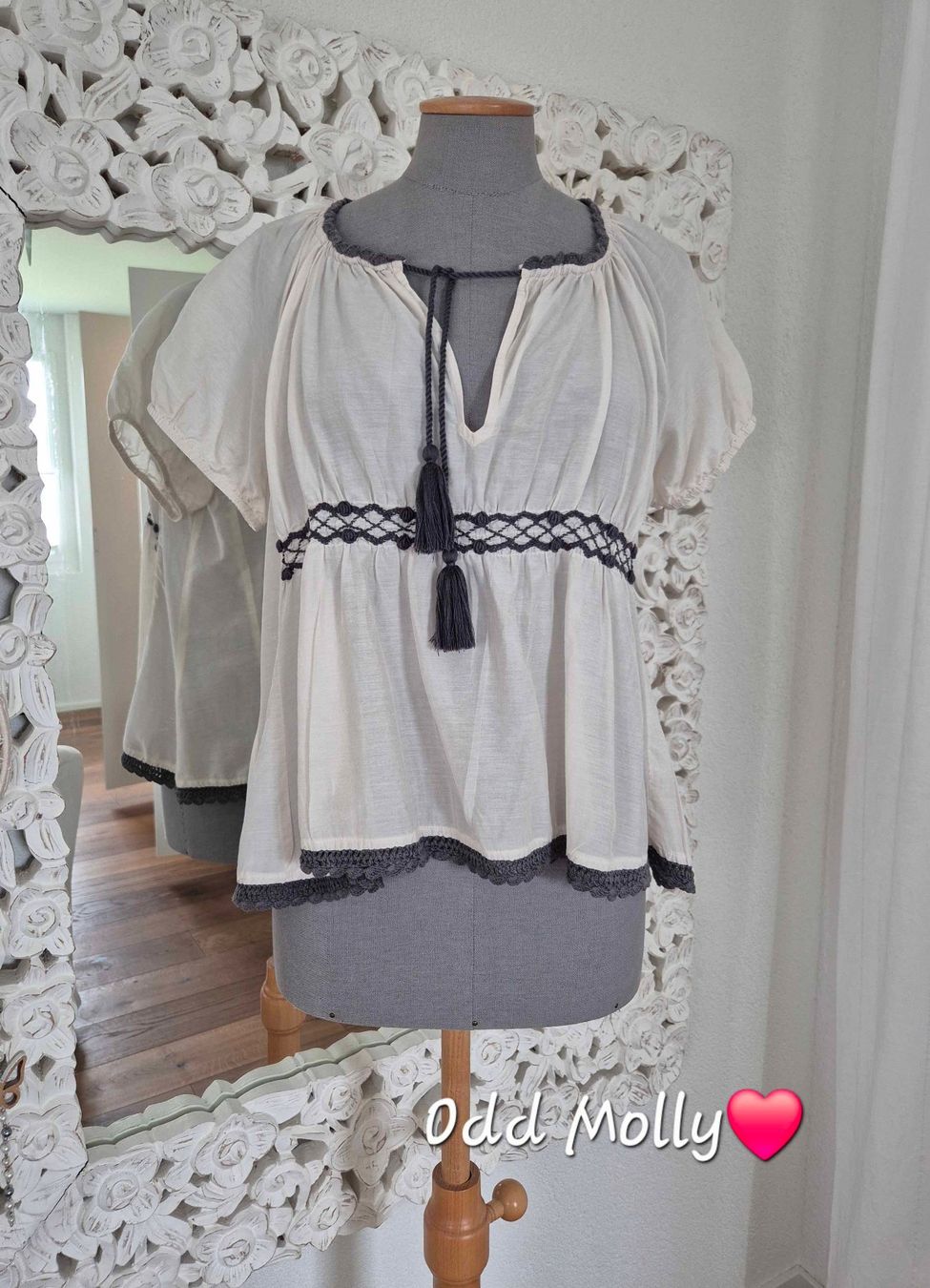 Odd Molly Chemisiers: LUFTIGE SOMMERBLUSE von ODD MOLLY Gr.S – Neuf (Voir description) à Algetshausen par Engel-99