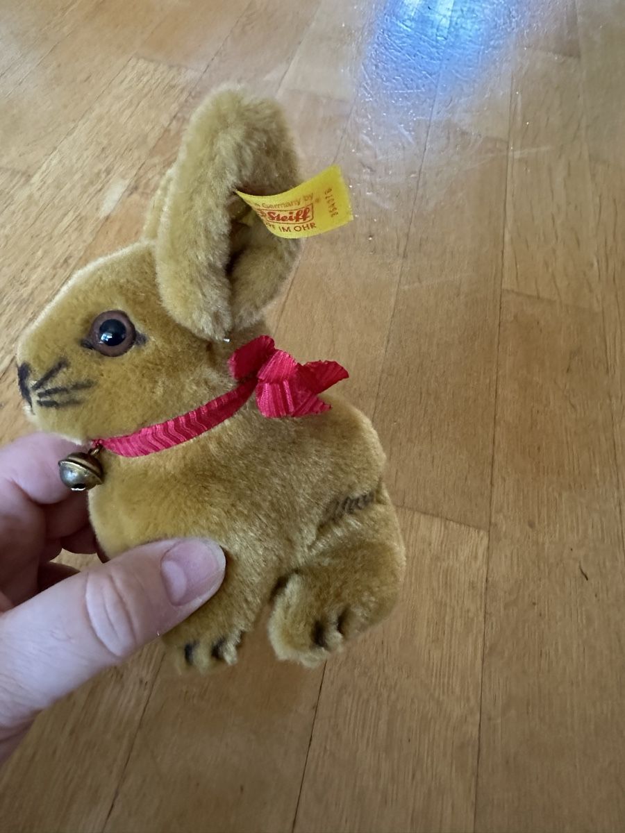 Steiff Giocattoli: Steiff Lindt Hase alt top – Usato da Bern venduto da Ruhrallee 1