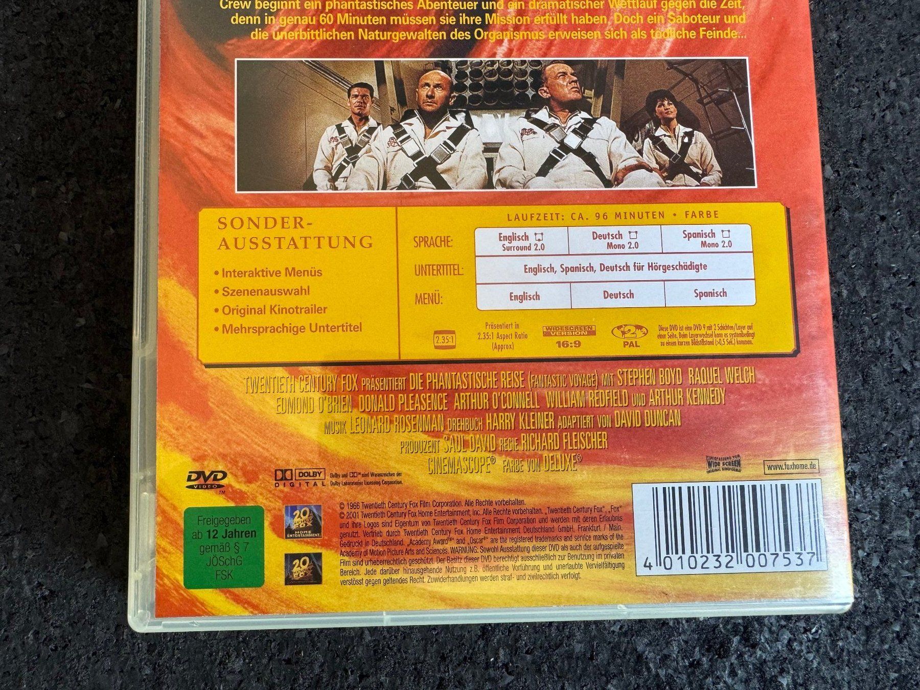 Tous les DVDs: Die Phantastische Reise SciFi DVD EN/DE/SP – D'occasion à Fribourg par tschjoly 3