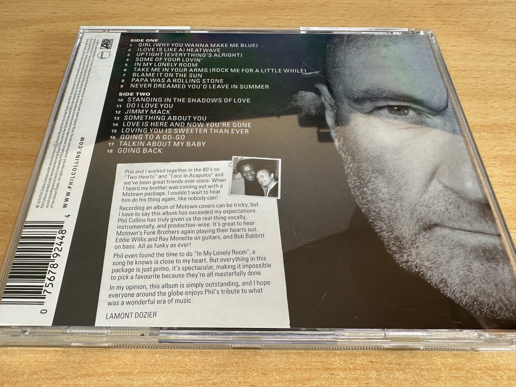 CD: Phil Collins – Going Back – Usato da Rikon im Tösstal venduto da Alpenmutz 1