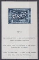 Schweiz 1945: Block Kriegsgeschädigte ** - Kat. 250.--