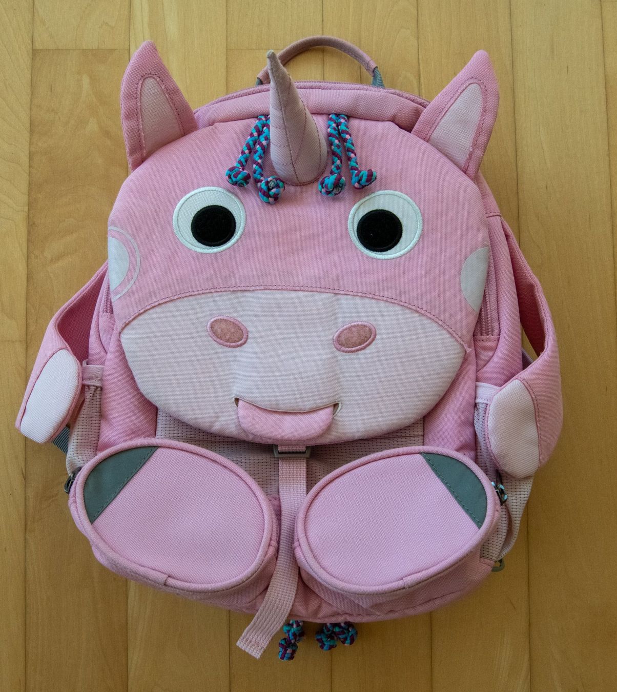 Affenzahn Kindertaschen: Affenzahn Rucksack Einhorn – Gebraucht aus Meilen von luca70