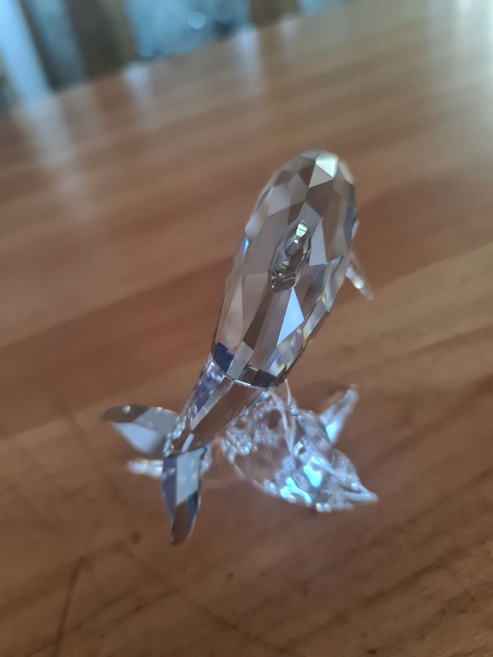 Swarovski Statuette: Swarovski Figur Delphin Originalverpackt  – Usato da henau venduto da Rockj 2