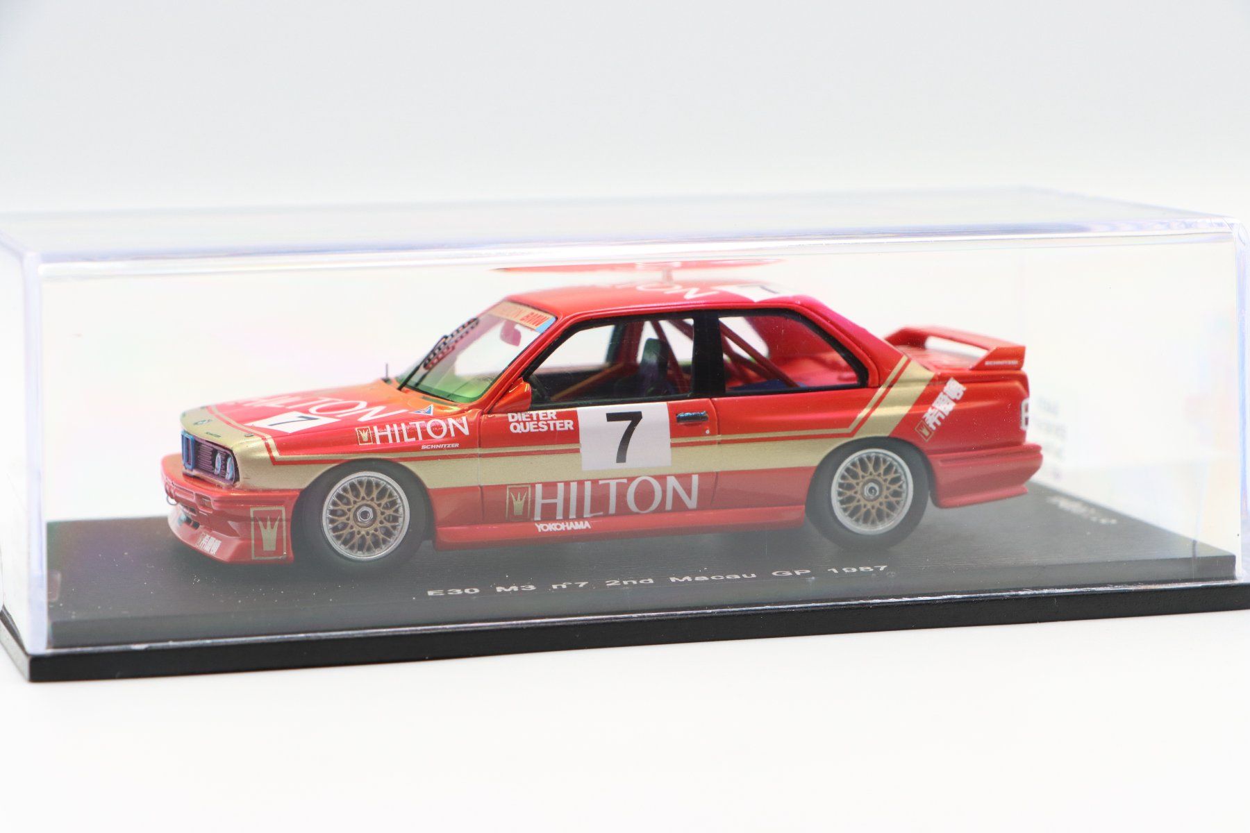 BMW Modellini d'auto: BMW M3 E30 2nd Macau GP 1987 1:43 Spark – Nuovo e nell'imballaggio originale da Bühl b.Aarberg venduto da modelldiecast 5