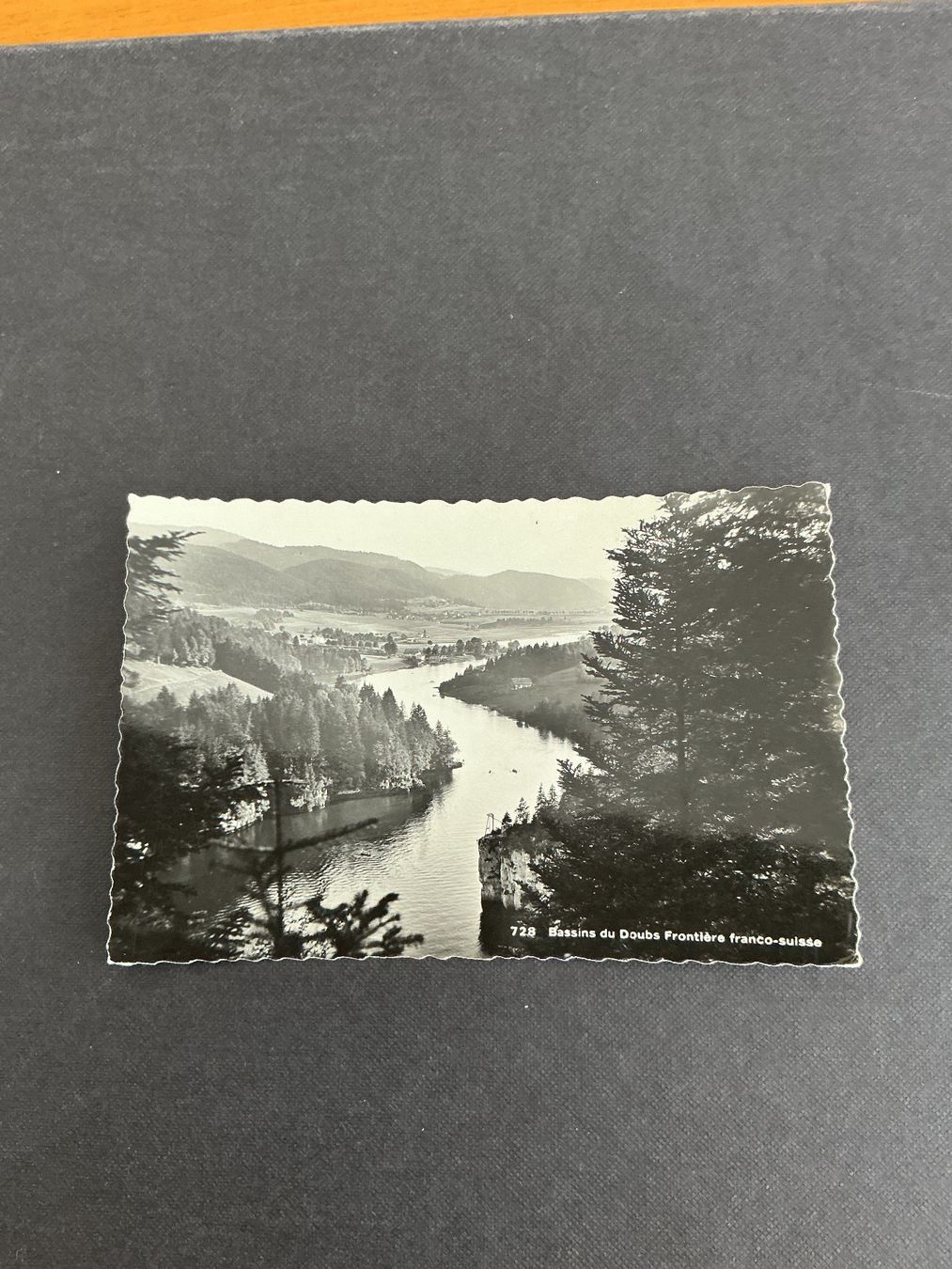 Cartoline postali: Bassin du Doubs - Les Brenets – Usato da Bassersdorf venduto da F-104fan