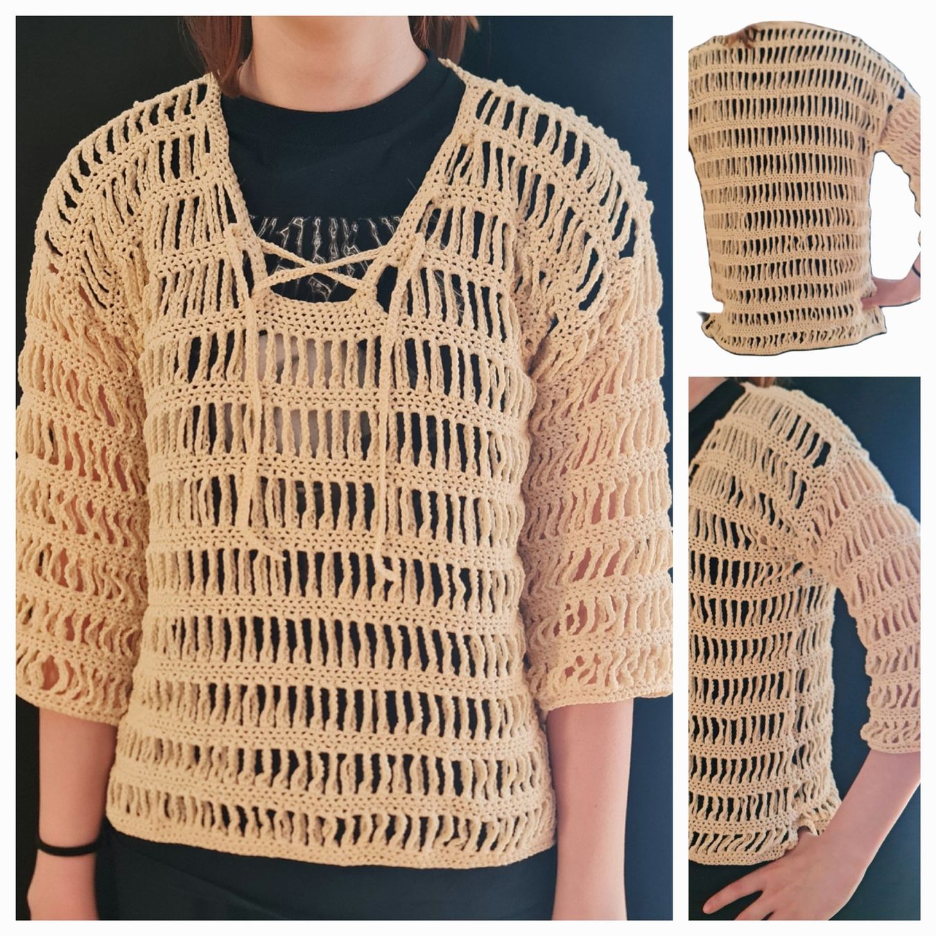 Maglioni & Felpe: selbst gehäkelter Pulli Grösse M – Nuovo (secondo la descrizione) da Turbenthal venduto da SiBra77