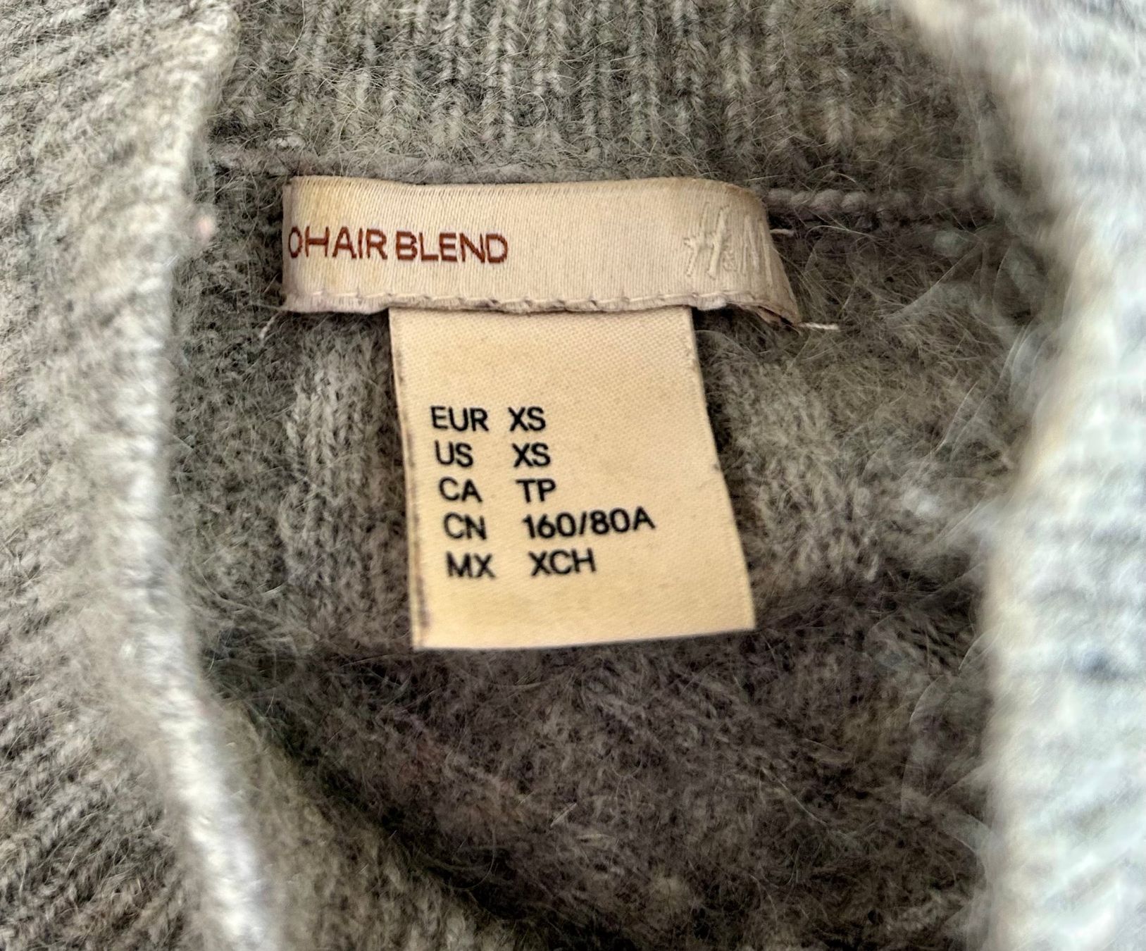 H&M Maglioni & Felpe: Grauer H&M Pulli, Mohair Wollpullover, Pullover, M 38 – Usato da Zürich venduto da DepotCharity 3