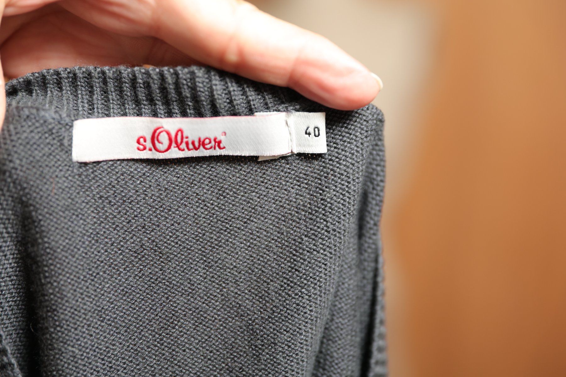 S.Oliver Gilet & Giacche senza maniche: Trendy Strickpullunder grau, S.Oliver, neuwert. Gr.: 40 – Nuovo (secondo la descrizione) da Thusis venduto da cwe_7gjm 2