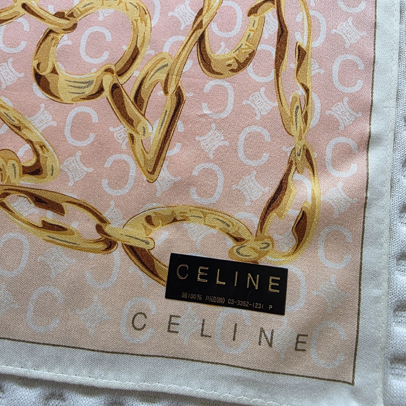 Celine Foulard & Sciarpe: Céline Baumwolltuch 50 × 50 cm – Nuovo e nell'imballaggio originale da Zürich venduto da LIMAR 3