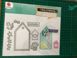 Party Set -Rahmen- Vorlage, Stanzschablonen, scraping