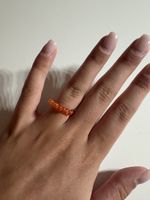 🧡Perlenring oranges Accessoire🧡