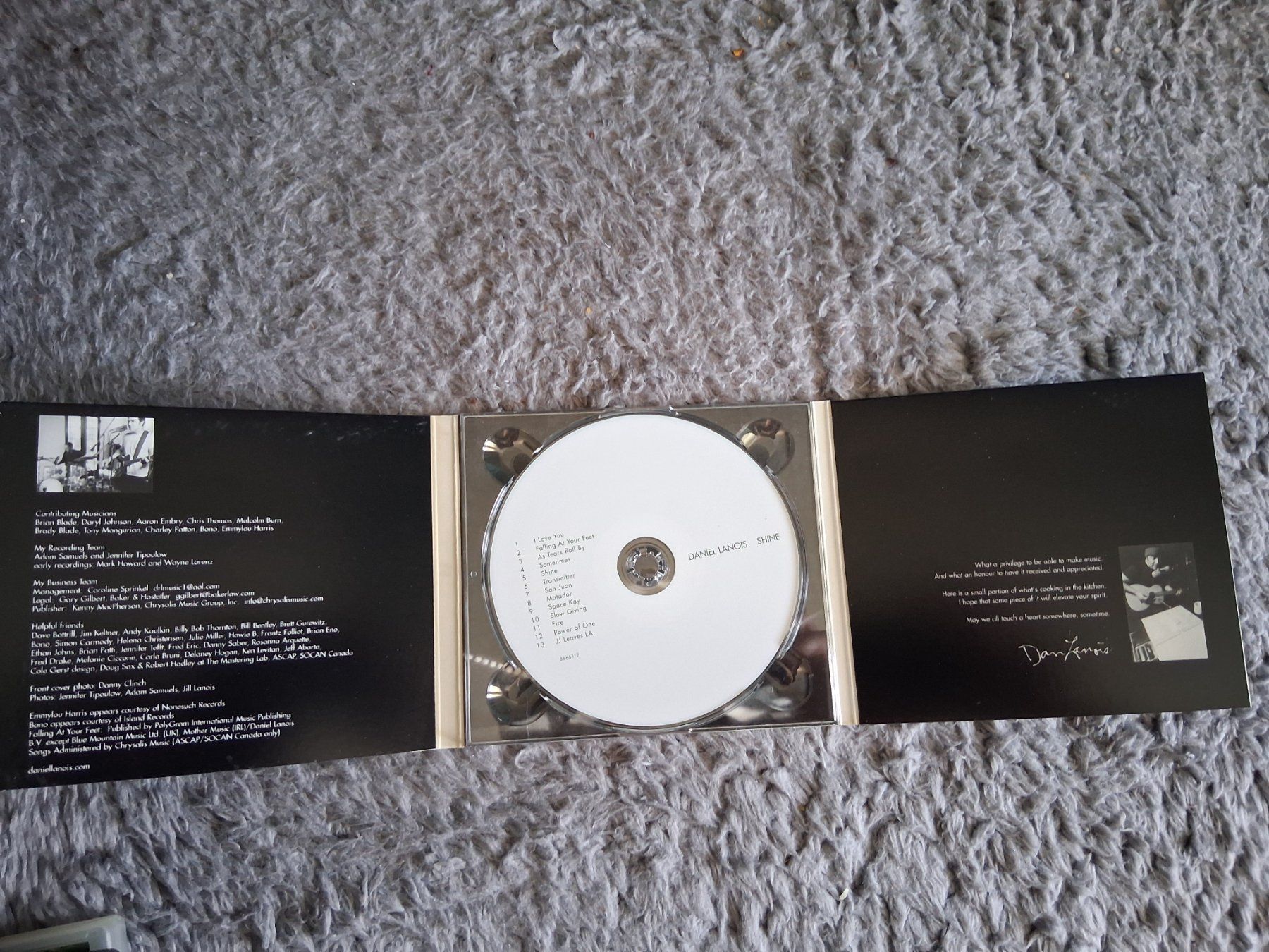 CD: DANIEL LANOIS    SHINE      CD – Usato da Wetzikon ZH venduto da Ramones01 2