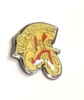 Pin Radfahrer Kilometerfest