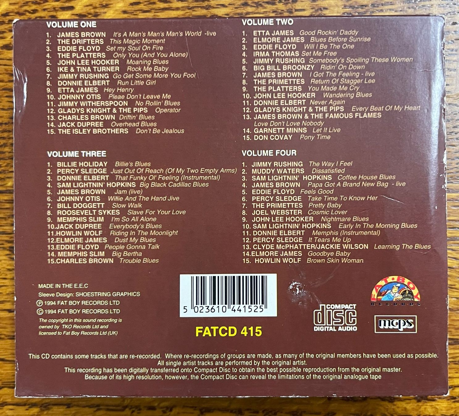 CD: Blues & Soul 4 CD Pack – Usato da Oftringen venduto da Vucki 1