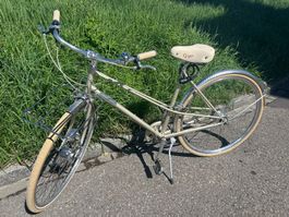 Damenvelo Caferacer 28 Zoll champagner