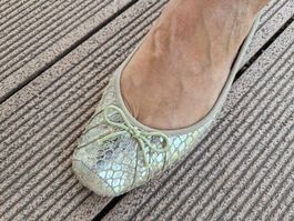 Chaussures ballerines argenté Colore Per Favore pointure 40