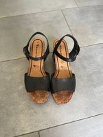 Sommer Keilsandaletten - Tamaris - Gr. 39 - schwarz
