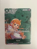 One Piece Card Game Nami P-102 EN Character Card Winner