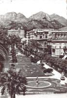 Menton (Alpes-Maritimes), Nouveaux Jardins, circulée 1953