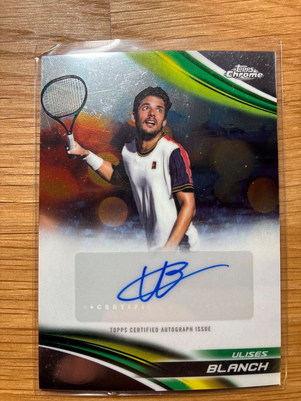 Topps Carte collezionabili: Topps Chrome Tennis Ulises Blanch Autogramm – Usato da Wangenried venduto da Garagara