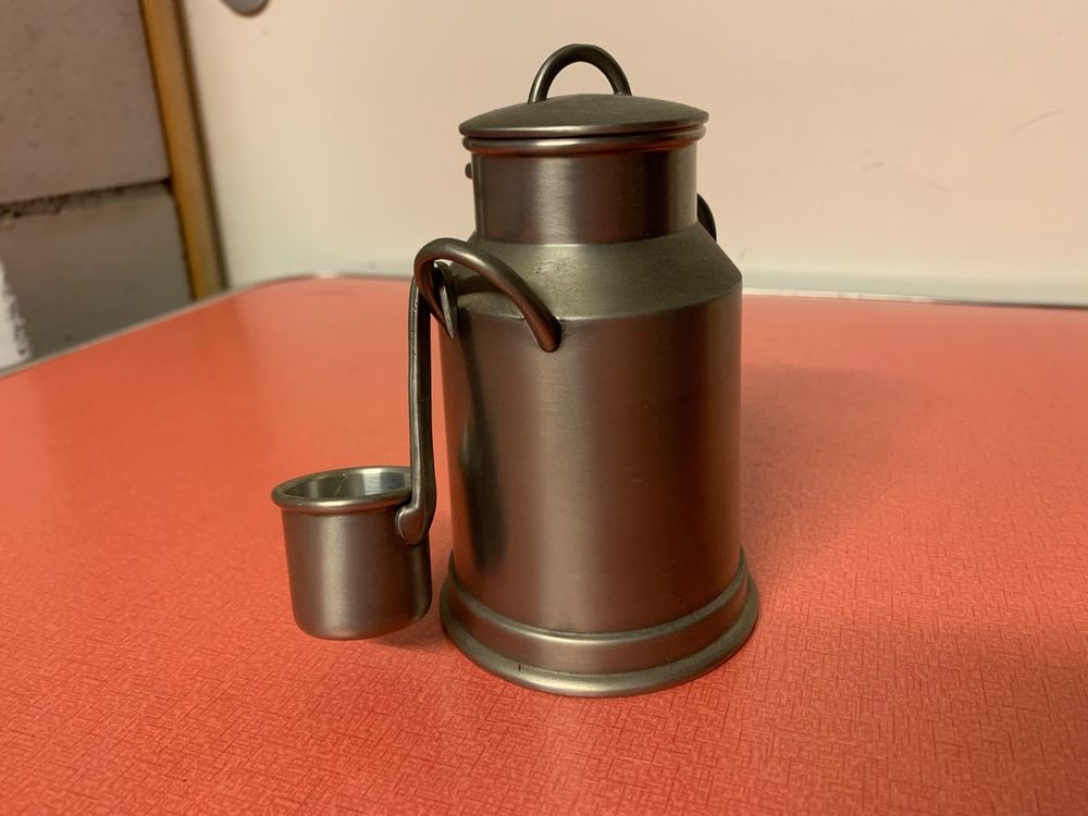 Loberon Handspiegel Mit Zinnrahmen Im Vintage-Look - Handbearbeitet, 23,5 Cm Hoch, Deko Für Bad & Schlafzimmer