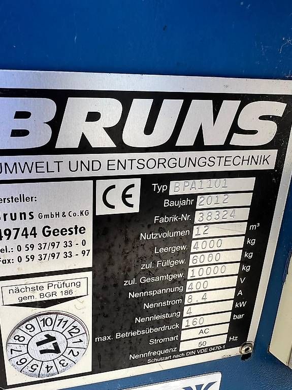 Baucontainer: Welaki Presscontainer mit Kippvorrichtung – Gebraucht aus Weggis von Lukas1983 2