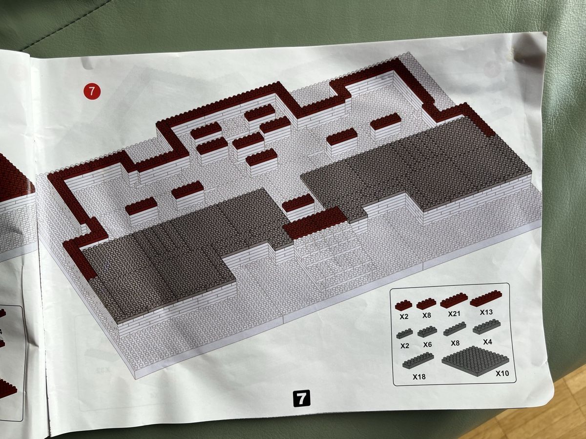 Kit di costruzioni: Bauset - Epang Palace No.1268 – Usato da Basel venduto da Cmueggi 5