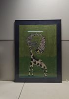 Tierisches Kunstwerk im Rahmen, speziell Design! (nov903)