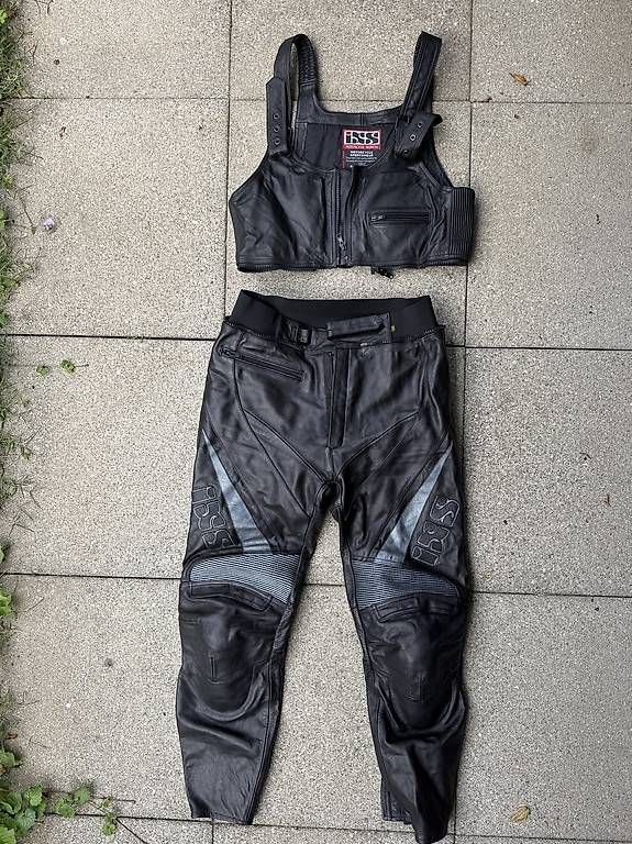 Pantaloni: Salopette détachable cuir IXS – Usato da Lausanne venduto da Keloa 1
