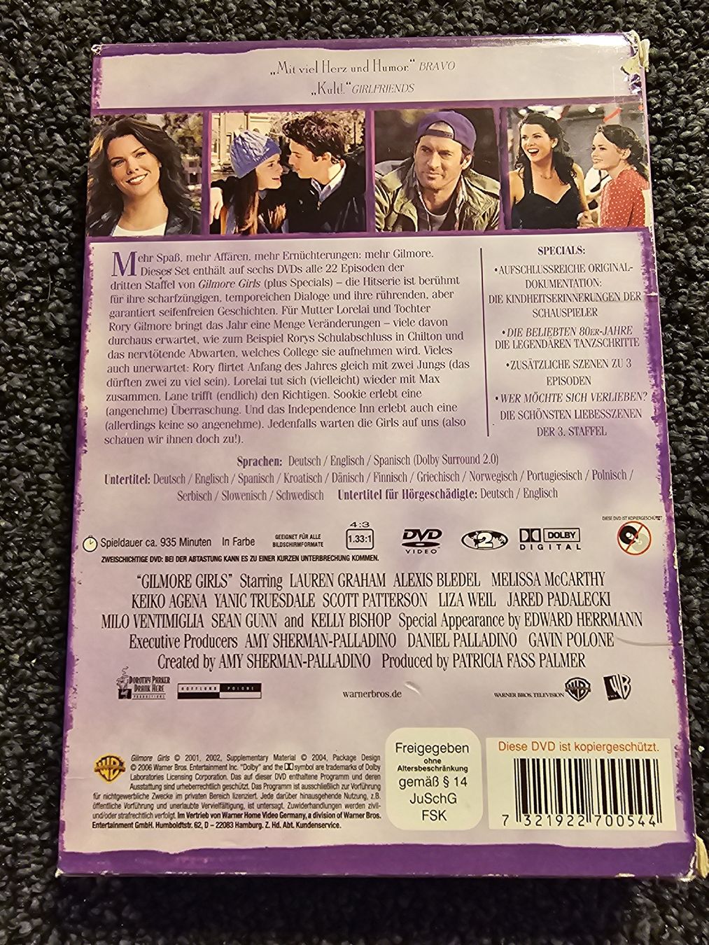 Alle DVDs: Gilmore Girls, Staffel 3 – Gebraucht aus Ruswil von jan_bxl5 1