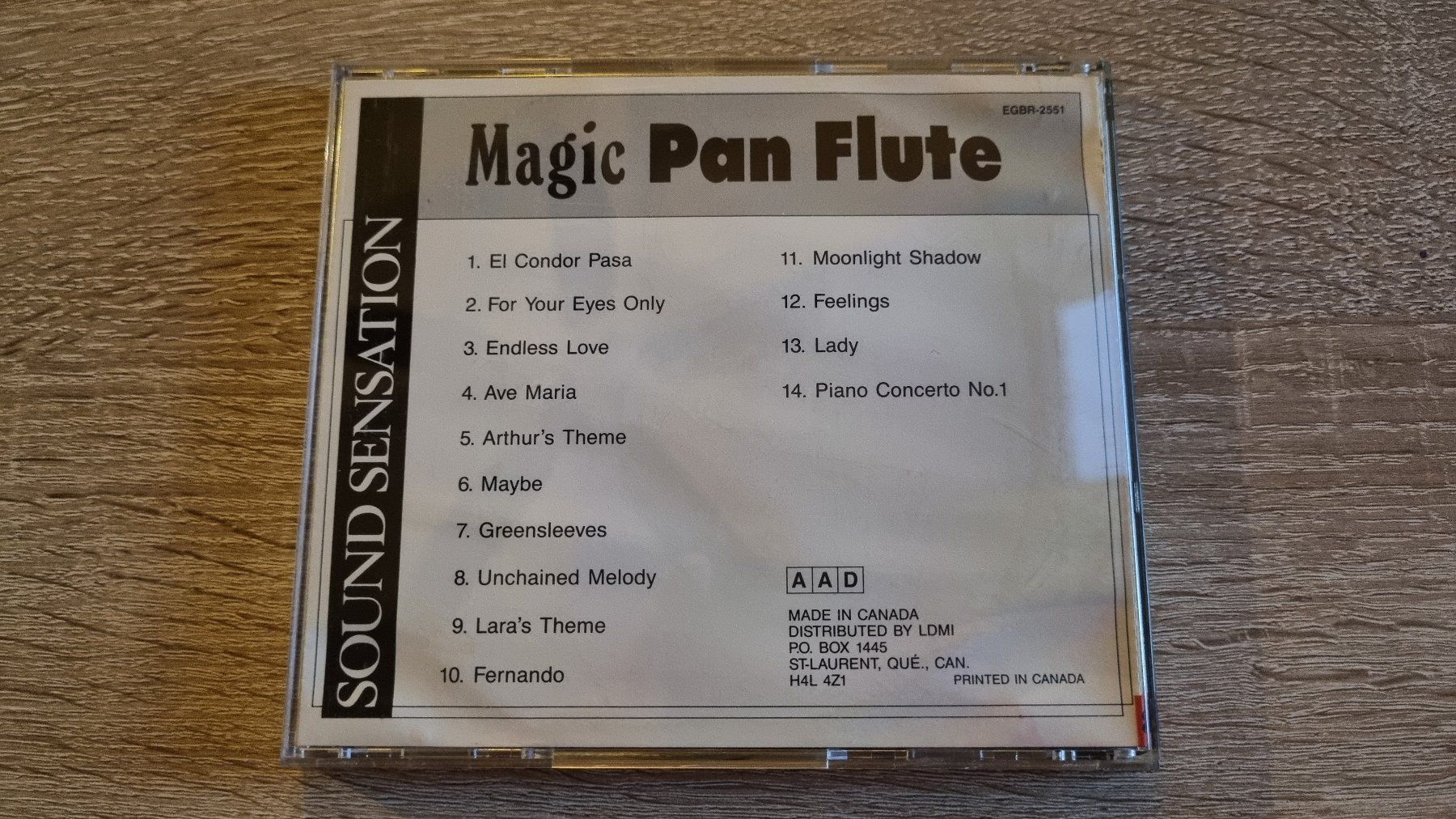 CD: Sound Sensation - Magic Pan Flute – Usato da Hagenbuch ZH venduto da lecterr55 2