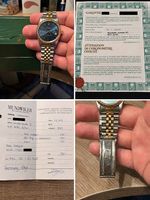 Rolex Datejust 16233 Stahl/Gold mit Box & Papieren