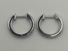 Boucles d'Oreilles Créoles en Argent 925