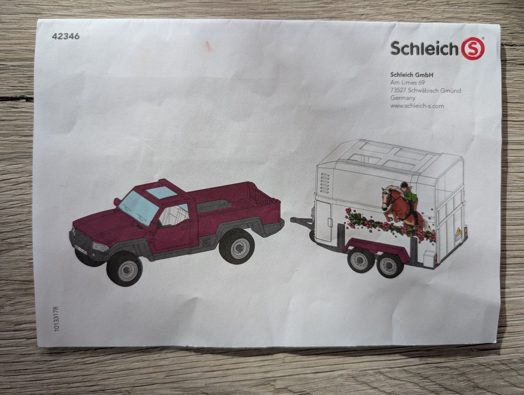 Schleich Spielzeuge: Schleich Pick-Up mit Pferdeanhänger – Gebraucht aus Bad Ragaz von Primzahl79 8