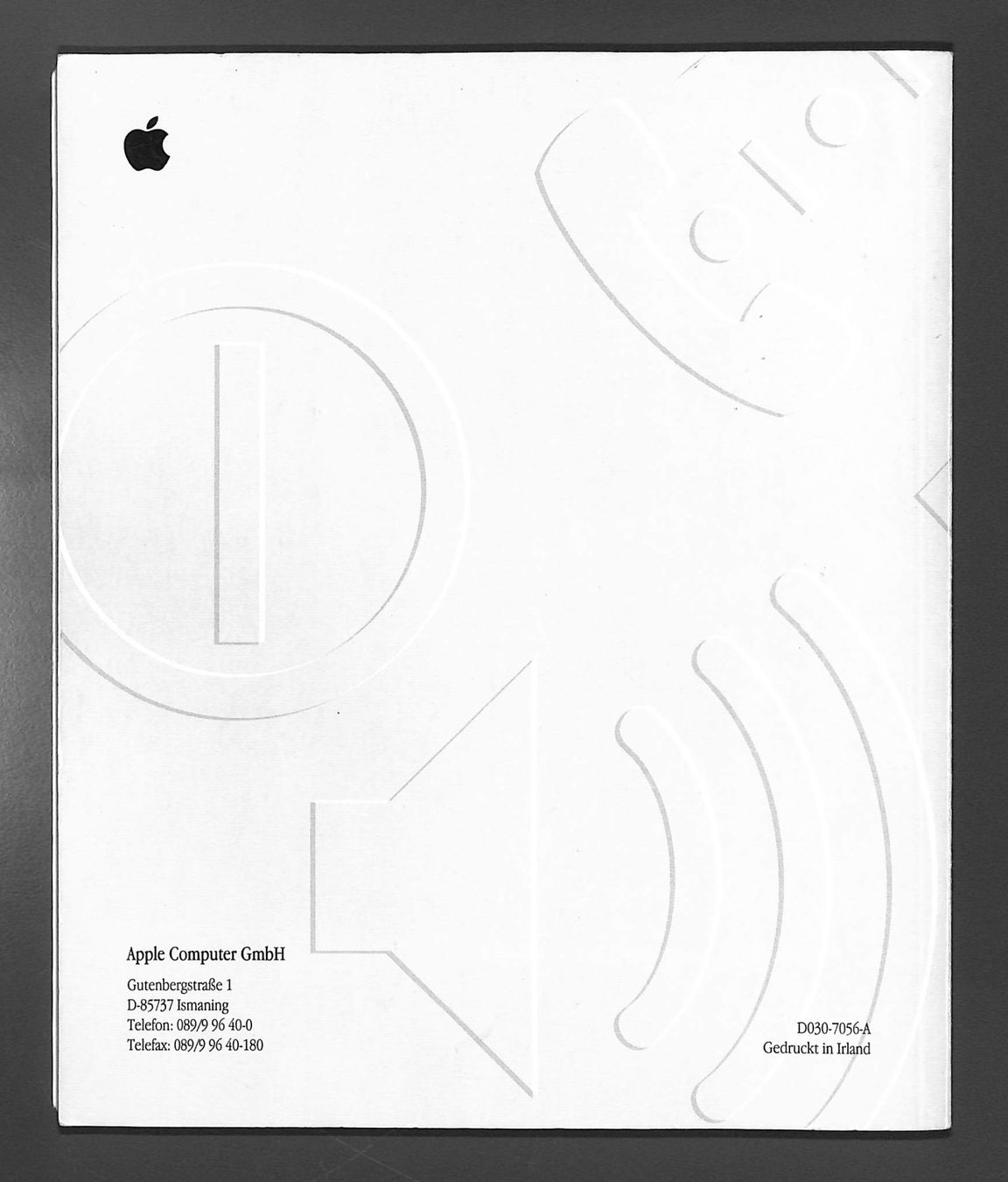 Apple PC: Benutzerhandbuch POWER MACINTOSH 8500 © 1995 Apple Computer – Usato da Zürich venduto da Nobs1 1