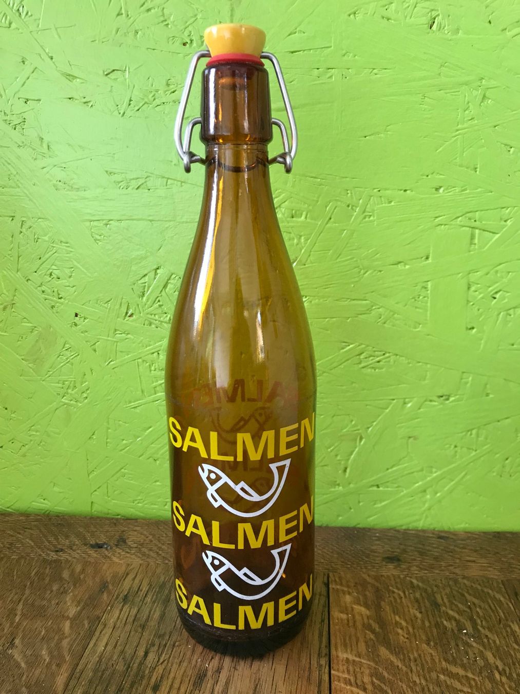 Bicchieri, Caraffe & Bottiglie: Bierflasche Salmenbräu antik – Usato da Unterkulm venduto da esco 1