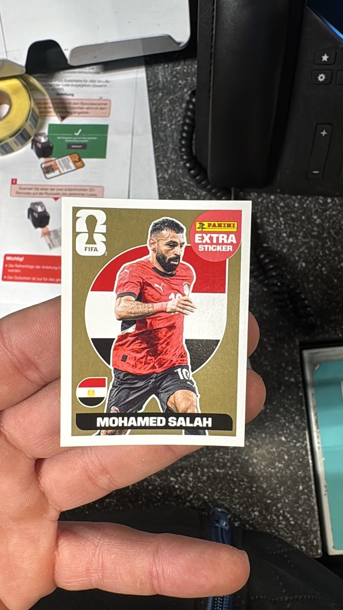 Panini Carte collezionabili: Extra sticker mohammed salah gold – Nuovo (secondo la descrizione) da Rheinfelden venduto da mak_y99y