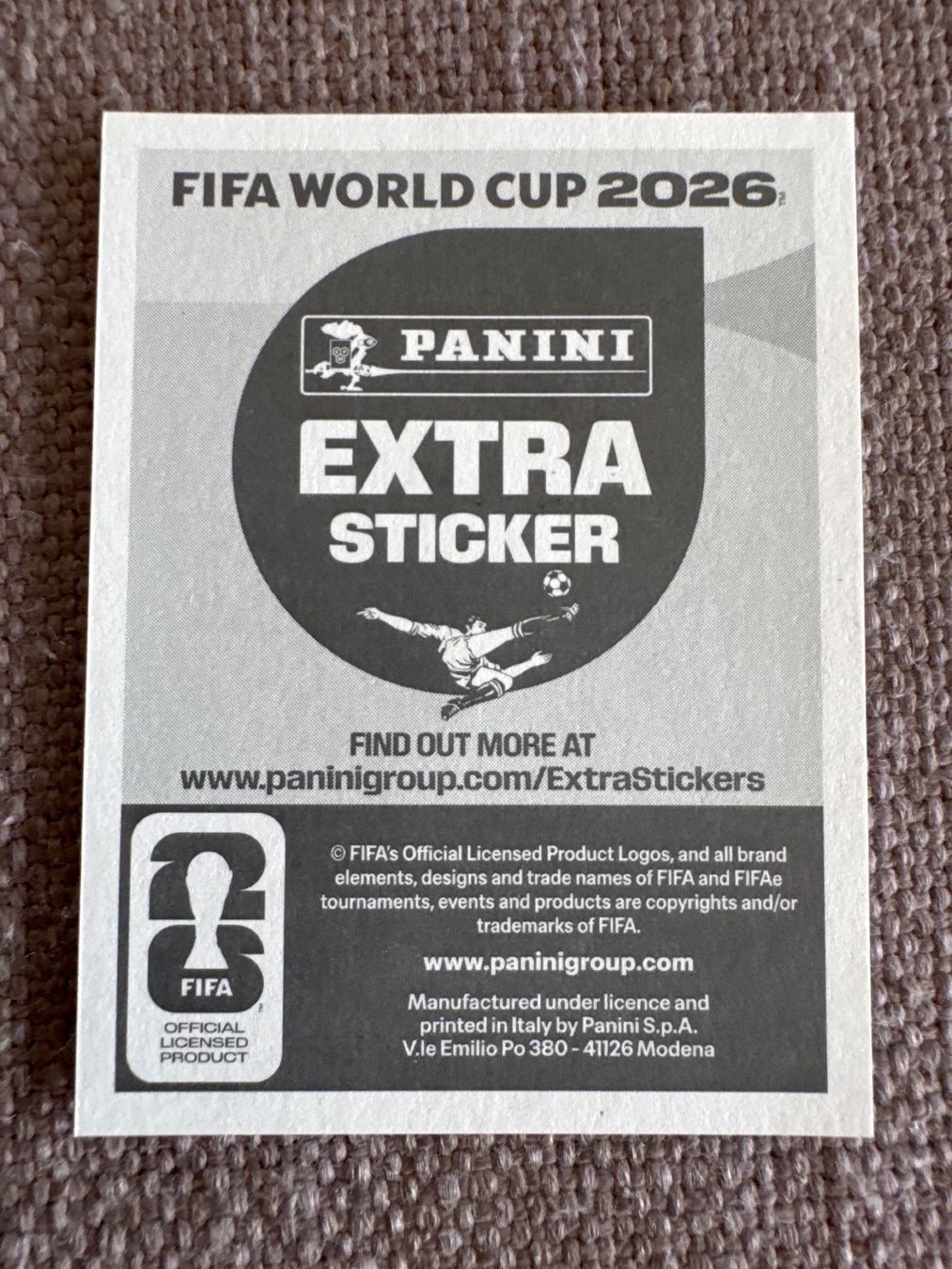 Panini Carte collezionabili: WM 2026 Panini extra Sticker Jude Bellingham Silber – Nuovo (secondo la descrizione) da Zürich venduto da Stg7 2