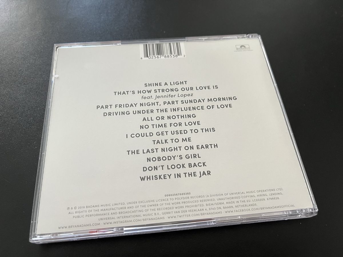 CD: CD Album Brian Adams signiert!!! – Usato da Bern venduto da Super-Trouper 3
