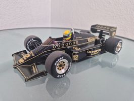 Senna Lotus Renault 97T 1985 von Minichamp. 1:18