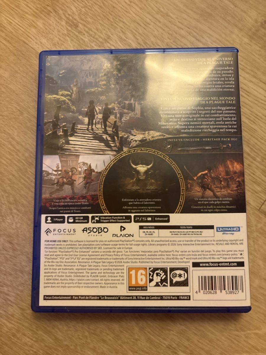 Spiele: Resonance a plague tale legacy  – Gebraucht aus Giubiasco von den_gg28 1