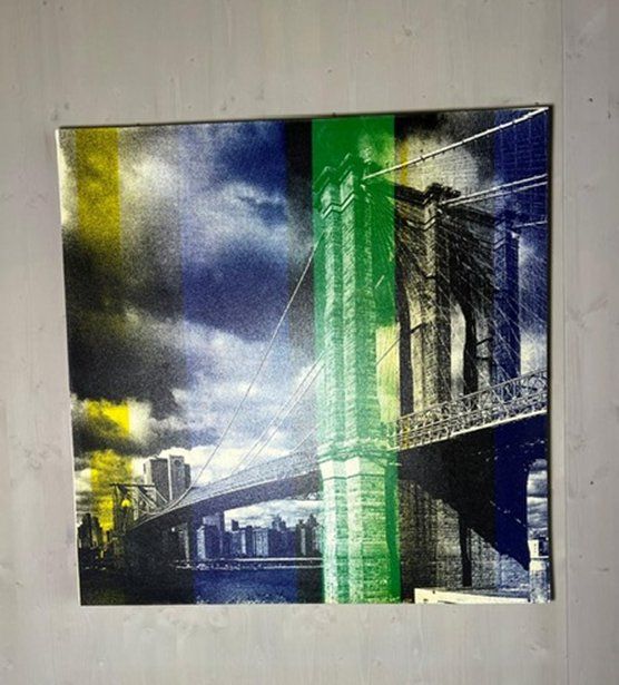 Dipinti: Brooklyn Bridge von Steve Kaufman – Usato da Basel venduto da wafcs