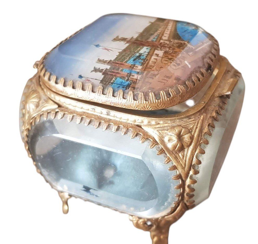 Barattoli: Schmuckschatulle Glas Paris 1900 – Usato da Mörschwil venduto da antiksalon 6